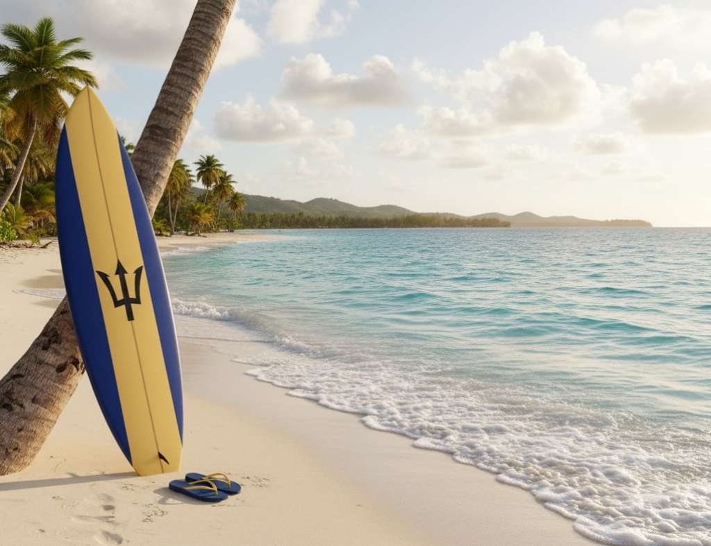 surfing in barbados