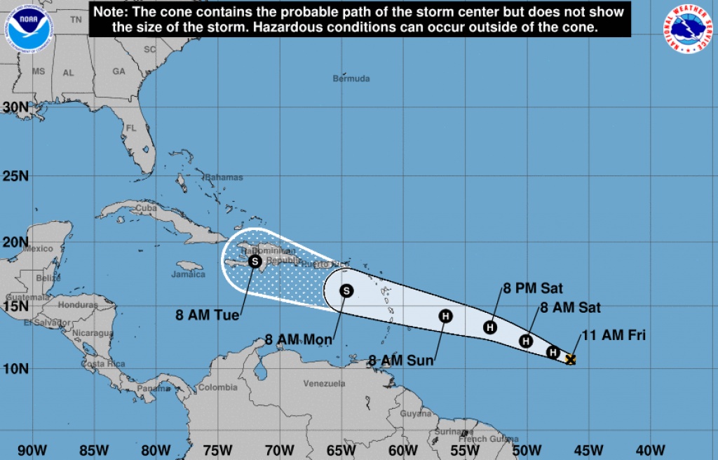 Hurricane Beryl Barbados