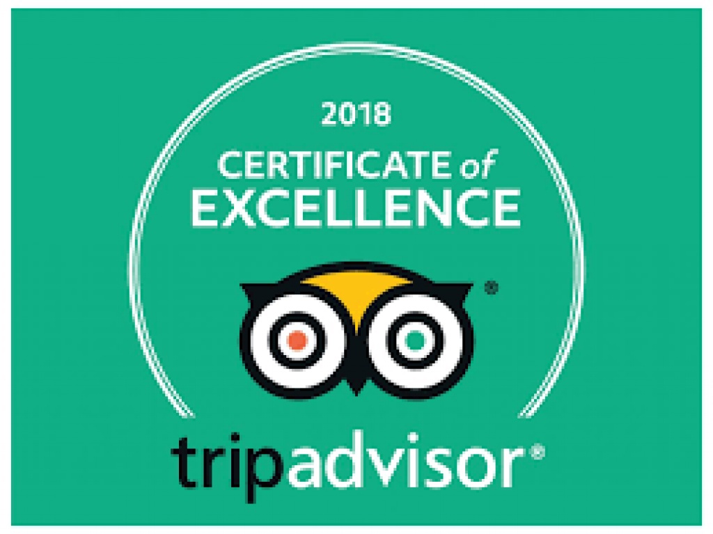 TripAdvisor Certificate Of Excellence 2018 Ride the Tide Barbados