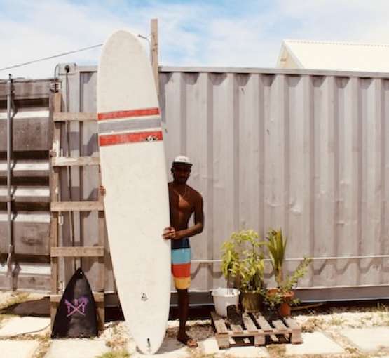 BIC Nose Rider 94 surfboard rental in Barbados
