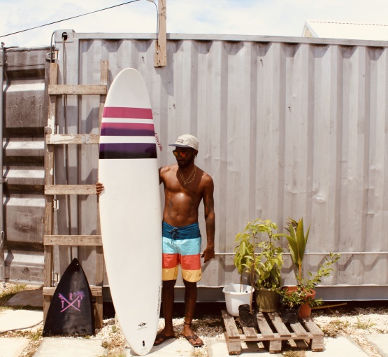 BIC 76 surfboard rental in Barbados