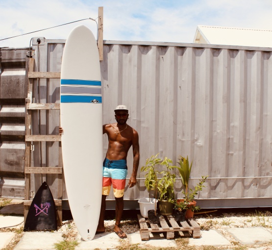 BIC Performance 9 Ride the Tide Barbados surfboard rental in Barbados