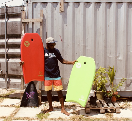 Hydro Electron 42 Ride the Tide Barbados surfboard rental in Barbados