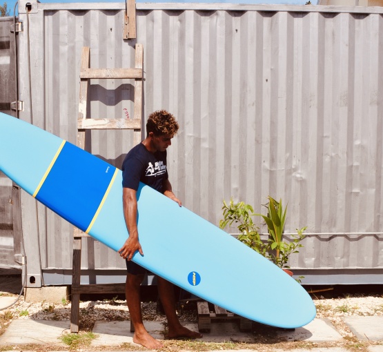 NSP Elements 9 Ride the Tide Barbados surfboard rental in Barbados