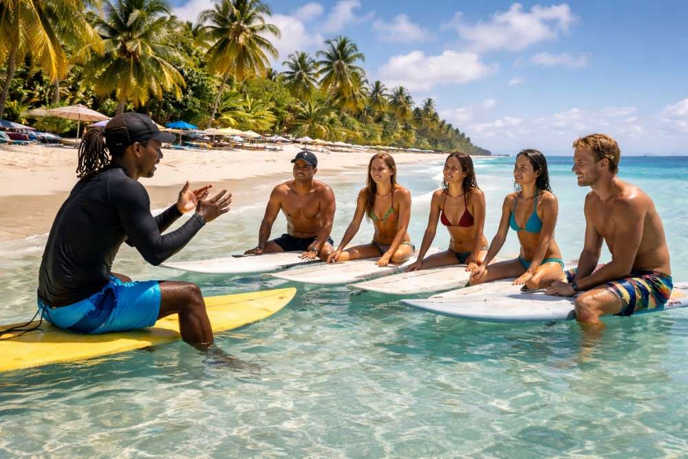 Barbados surf class