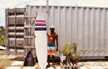 BIC 76 surfboard rental in Barbados