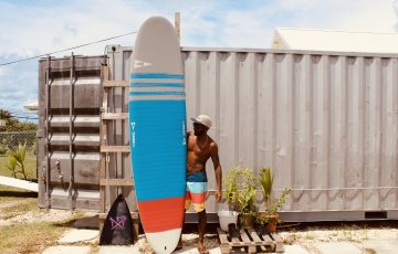 BIC Big Boy Ride the Tide Barbados surfboard rental in Barbados