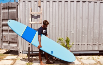 NSP Elements 9 Ride the Tide Barbados surfboard rental in Barbados